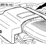 Disconnecting EGR pressure sensor electrical connector on 2000 Ford Expedition for replacement due to OBD2 code P0401.