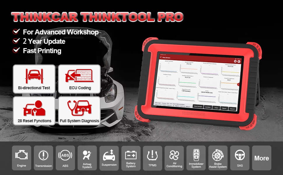 THINKCAR Thinktool Pro Full System Bidirectional Scan Tool