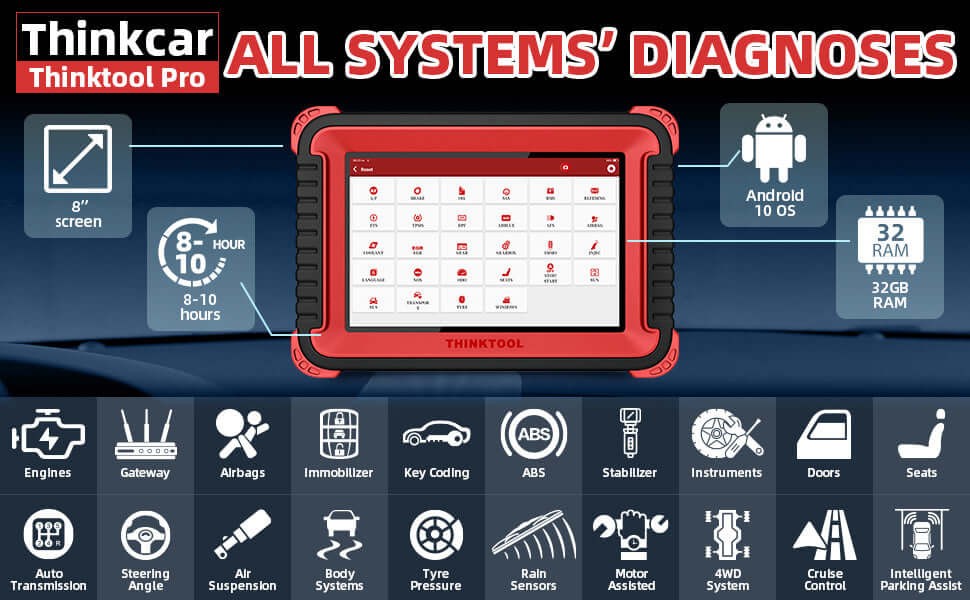 THINKCAR Thinktool Pro Full System Bidirectional Scan Tool