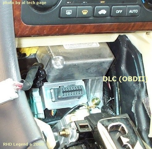 OBD2 Connector for 2000 Honda CRV - Example of Diagnostic Port Shape