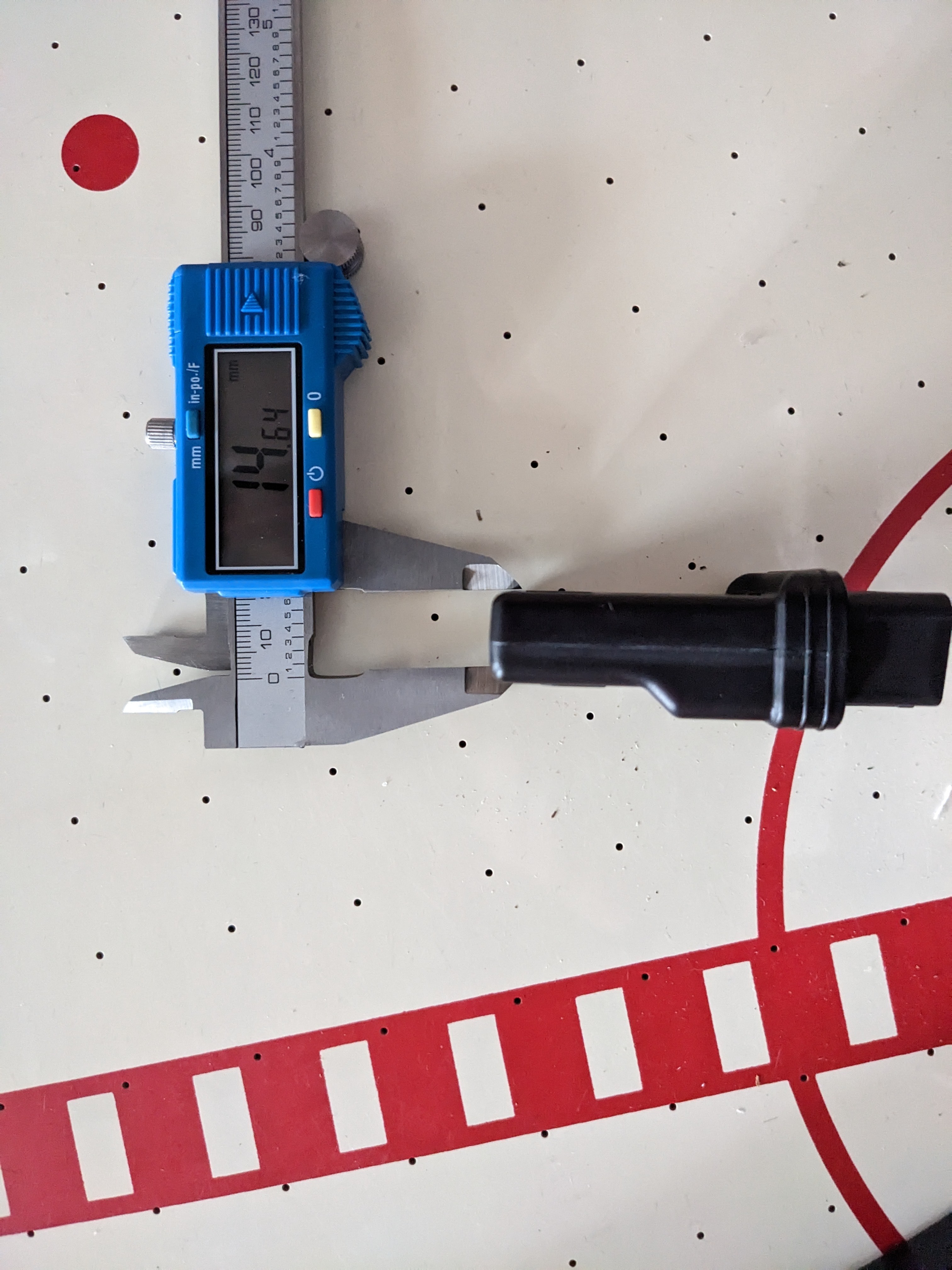 BM3 OBD2 WiFi Adapter Thickness Measurement - Tapered Point