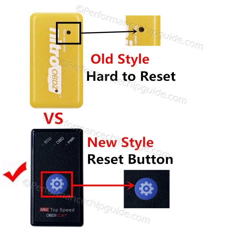 Aliexpress product comparison explicitly stating the Thorton Top Speed OBDII Chip is equivalent to the NitroOBD and ECO OBD modules.