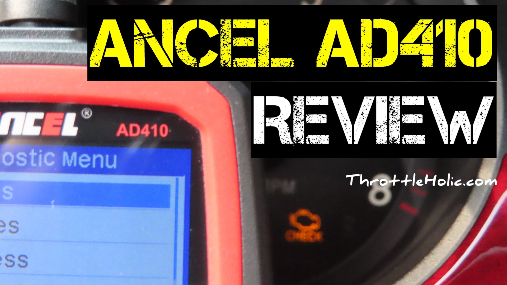 Ancel AD410 OBD2 Scanner Review