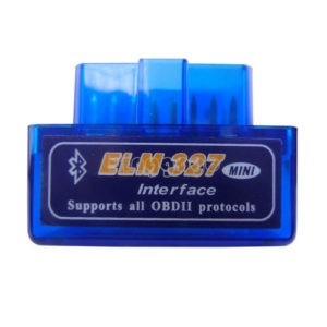 Generic and poorly constructed ELM327 Bluetooth OBD2 adapters, indicative of low quality and potential unreliability.