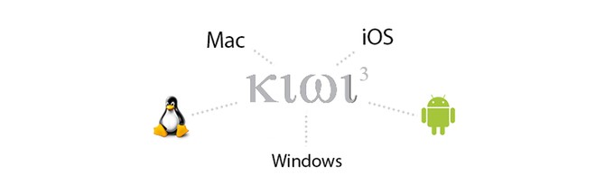 Kiwi 3 compatible with iOS, Android, and Windows platforms