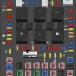 2007 Ford F-150 passenger compartment fuse panel diagram illustrating the power distribution box location