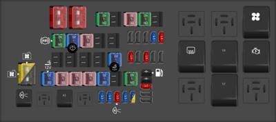 2012 Ford Fusion power distribution box diagram