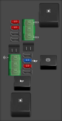 2016 Nissan Altima Engine Fuse Box #2 Diagram