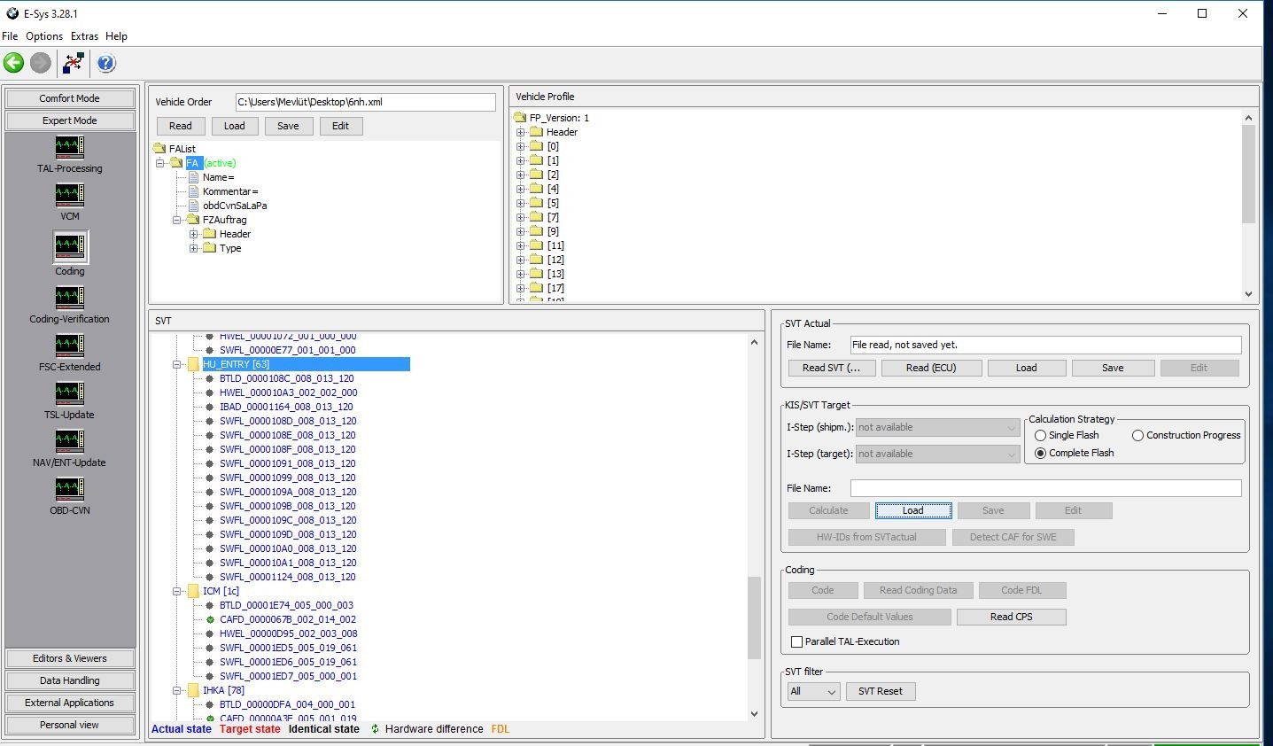 ESYS Interface Example