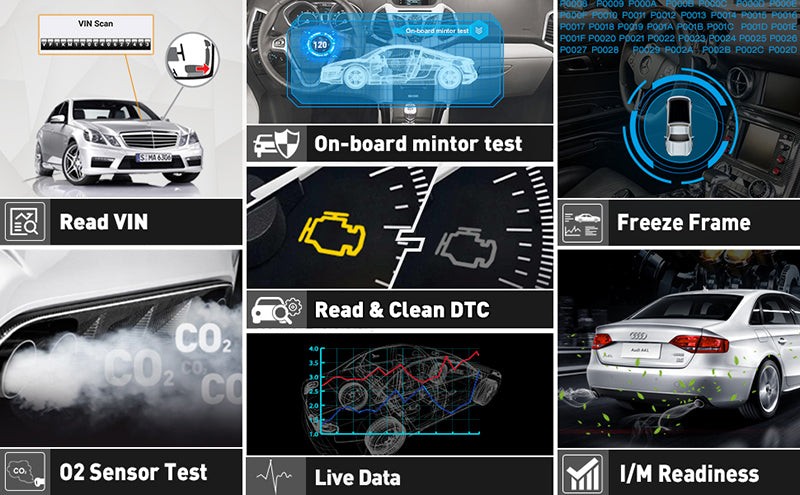 Intuitive Real-time Data Chart Display on LAUNCH CRP123 Scanner