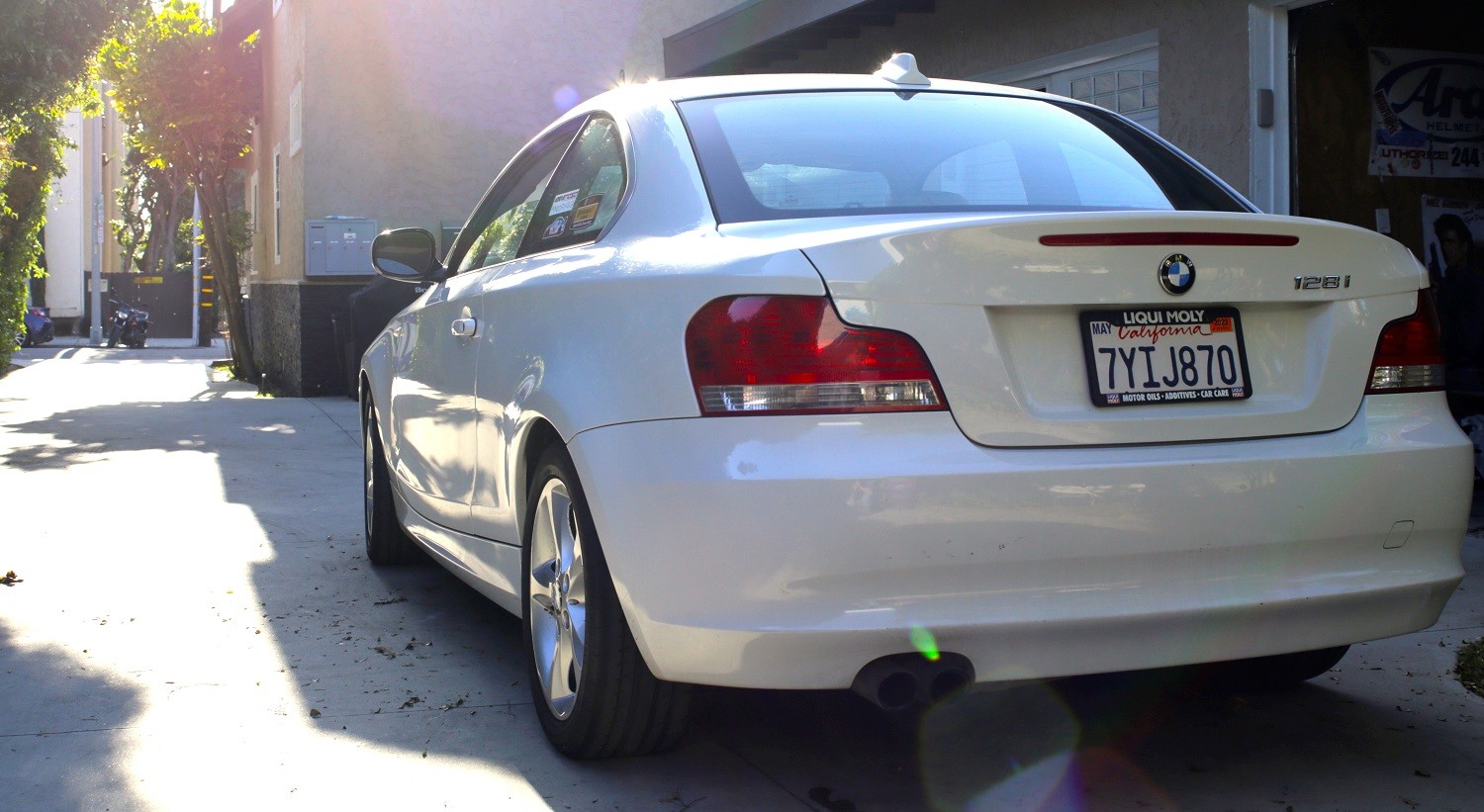 bmw 128i back end