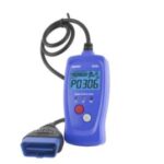 OBD scanner tool diagnosing car engine