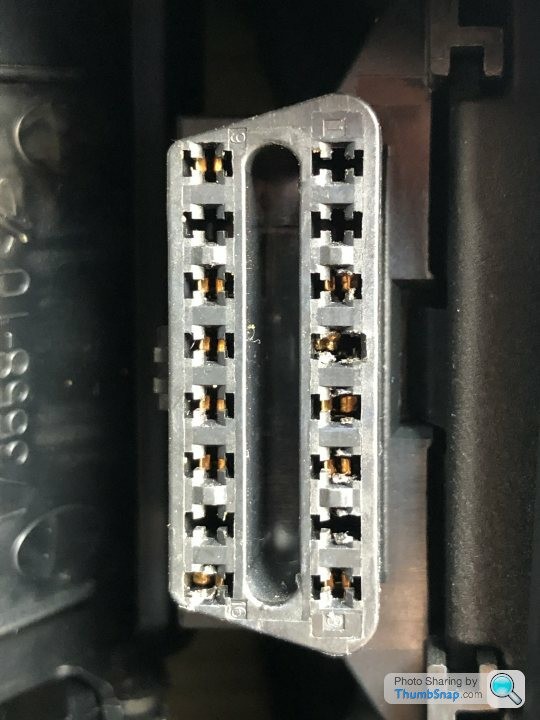 Damaged OBD2 Port Pins